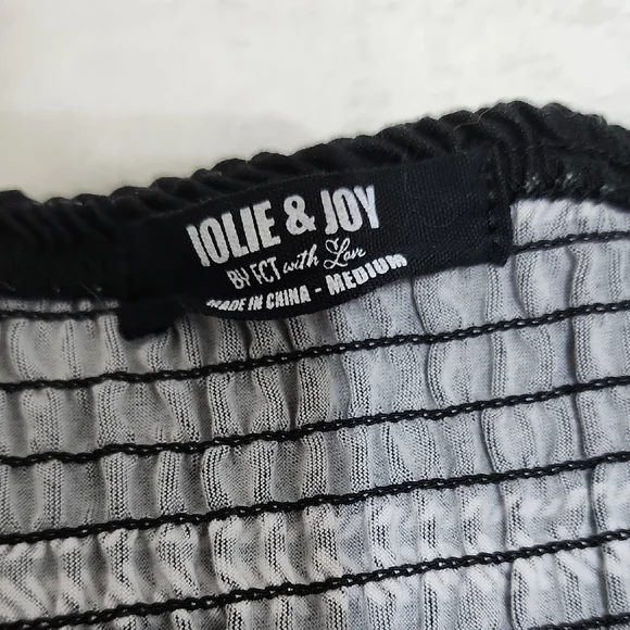 Fashion Nova Black and White Striped Alexandria Jumpsuit M - Picture 6 of 8